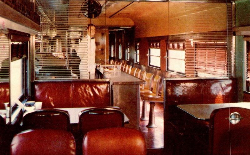 Cadillac and Lake City Rail - Vintage Postcard (newer photo)